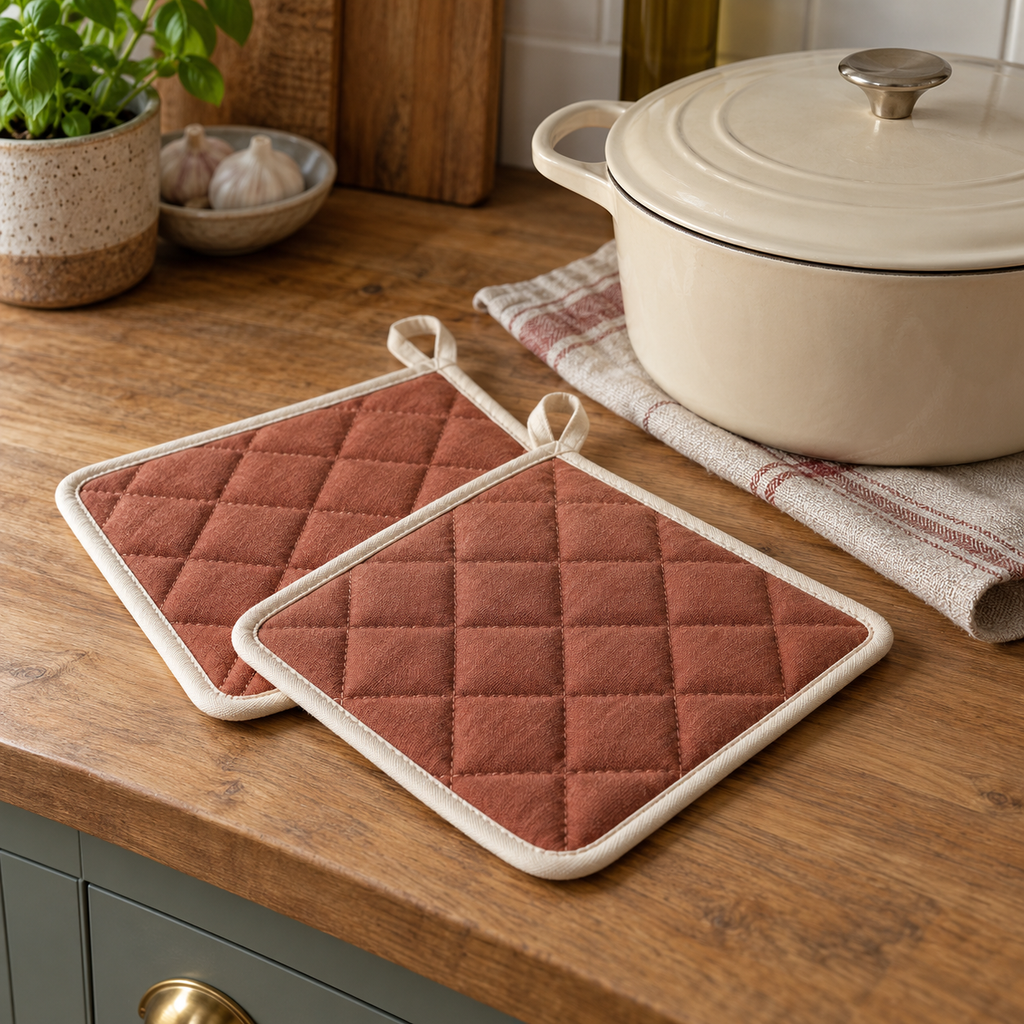 Quilted Pot Holder Set