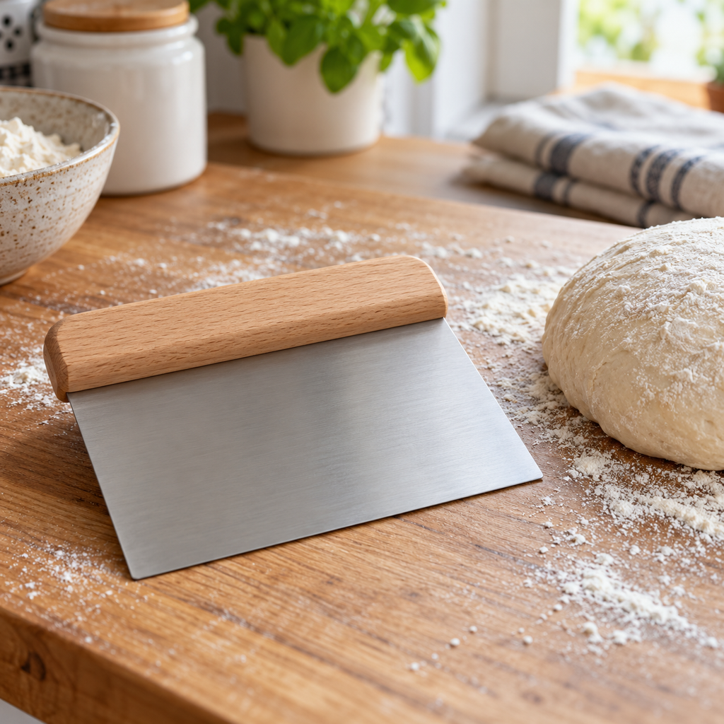 Stainless Steel Dough Scraper