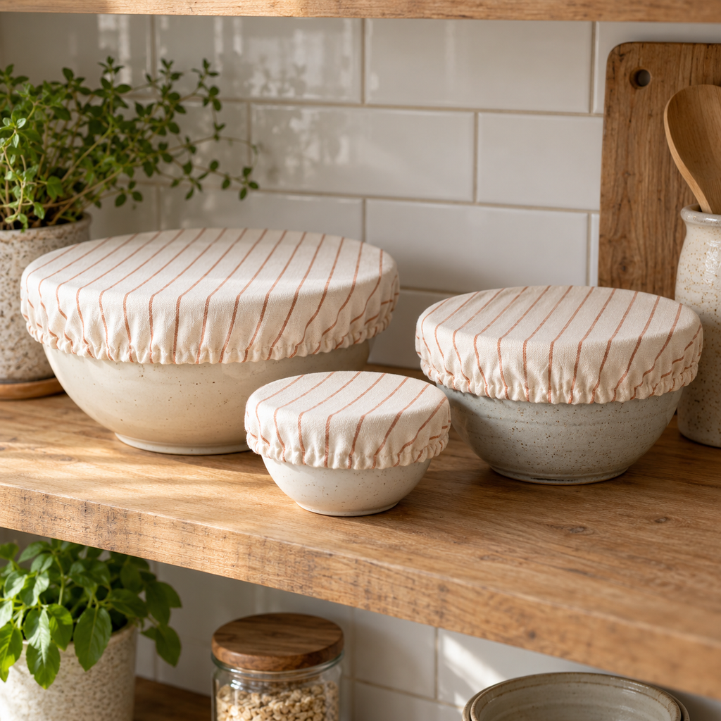 Reusable Fabric Bowl Cover Set