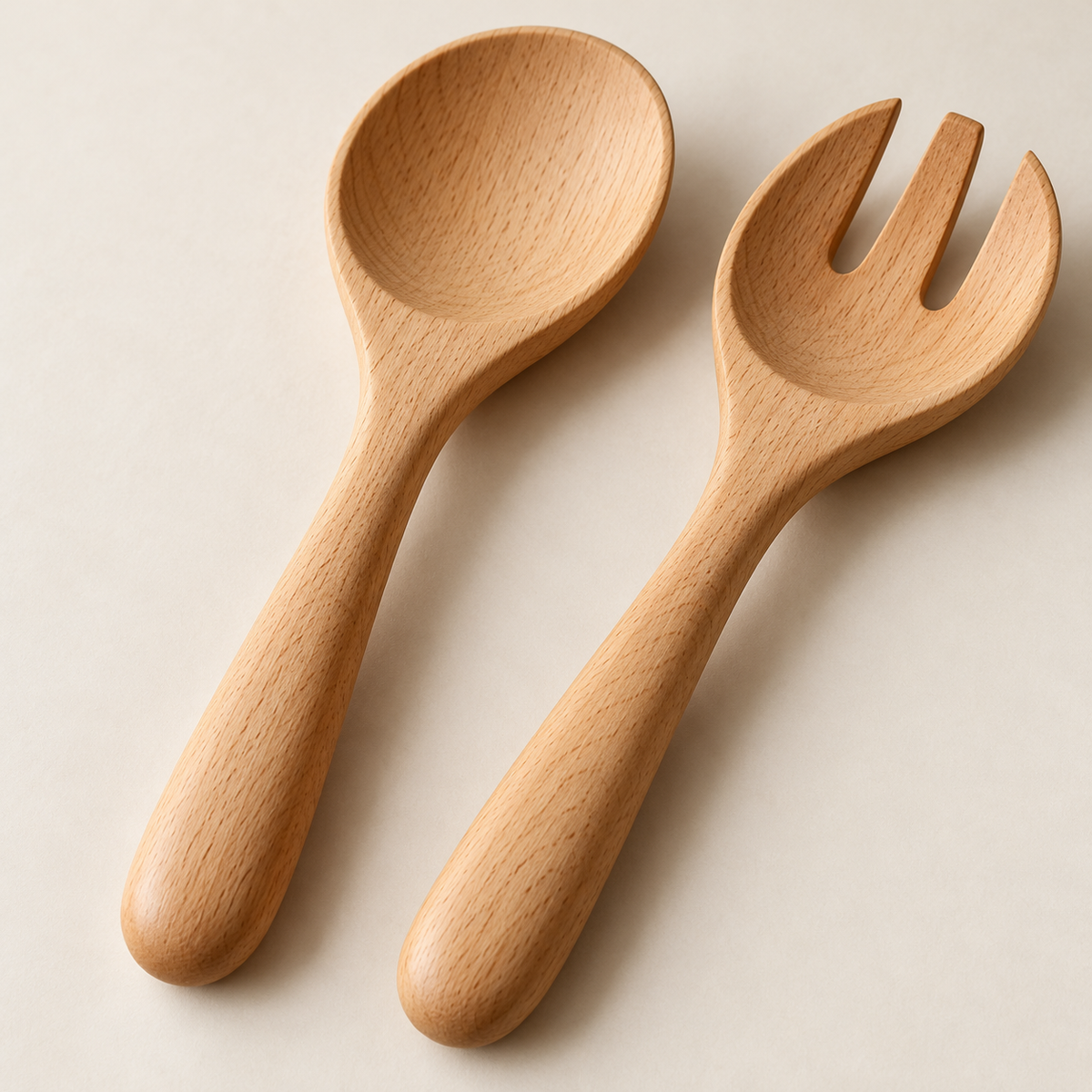 Wooden Salad Server Set