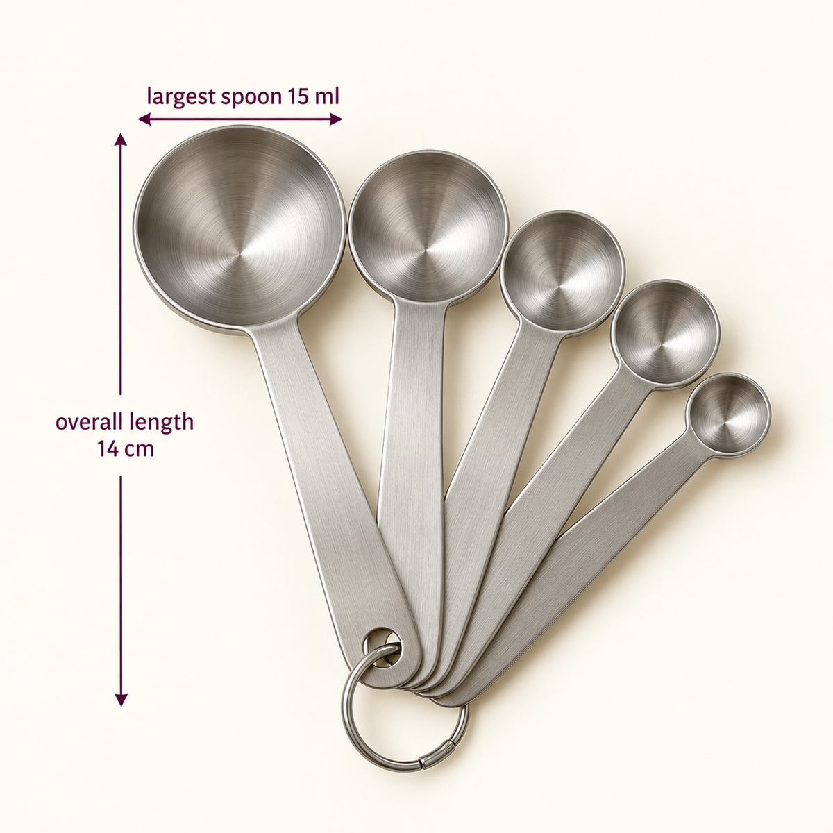 Stainless Steel Measuring Spoon Set