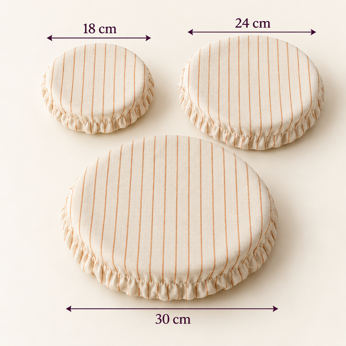 Reusable Fabric Bowl Cover Set